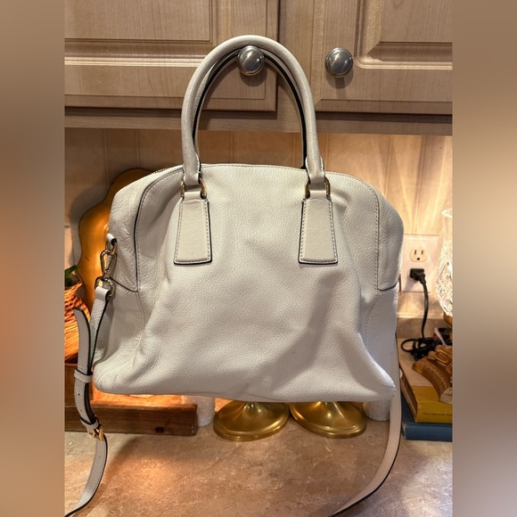 Michael Kors Women's Convertible Satchel, light cream - Picture 7 of 16